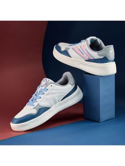 Campus - SMOLT White & Blue Women Sneakers