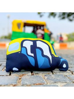 Indigifts - Auto Shape Cushion Big Size - Discovering India (16x21 Inches)