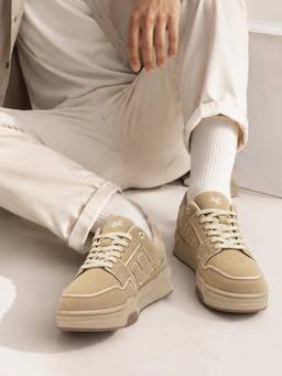 Cantabil - Mens Beige Casual Sneakers