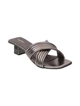 Metro - Plain Gun-metal Heels
