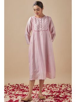 Cupid Cotton - Baby Pink Dress with Inner (Set of 2)