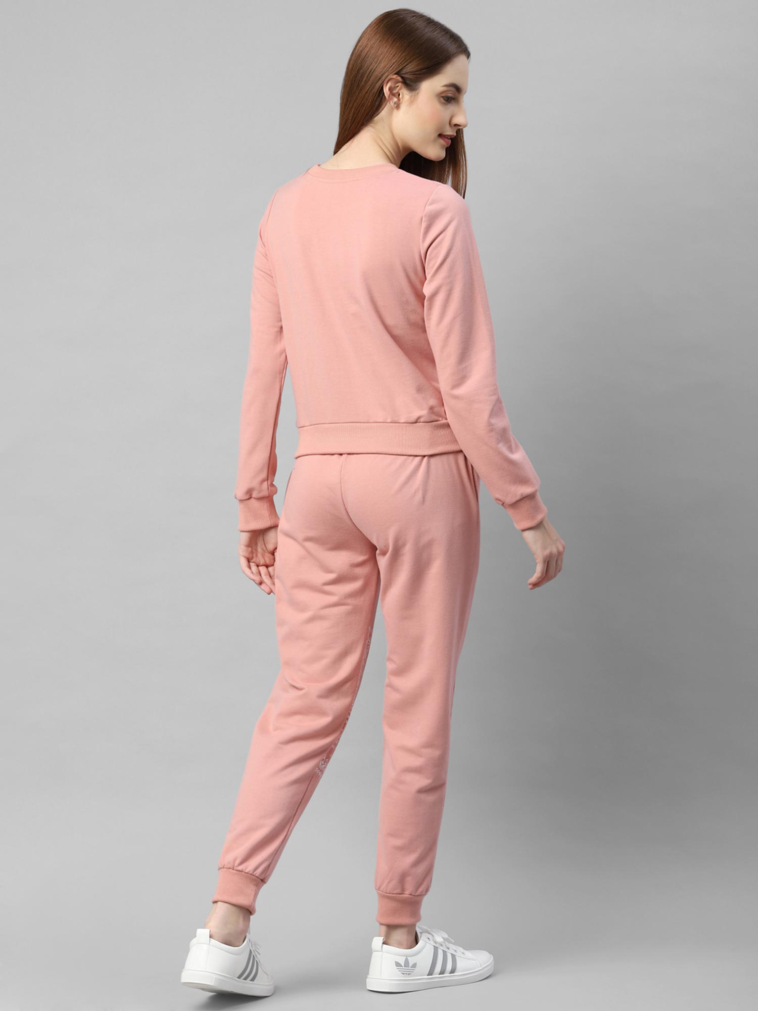 Buy RIGO Peach Printed Round Neck Terry 