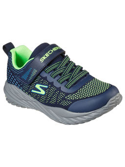 SKECHERS - Boys Nitro Sprint - Karvo Navy Blue Casual Shoes