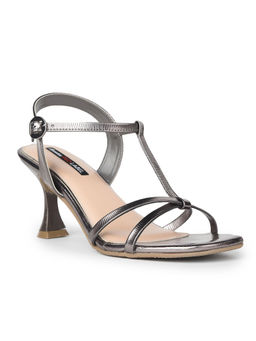 Bata - Women's Casual Metallic Spool Sandal Heels