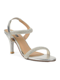 Bata - Women's Casual Silver Stiletto Heels