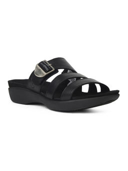 Hush Puppies - Women's Black Platform Sandals