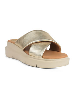 Hush Puppies - Women's Gold Platform Sandals