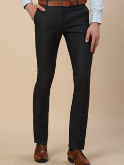 Cantabil - Grey Formal Textured Trousers