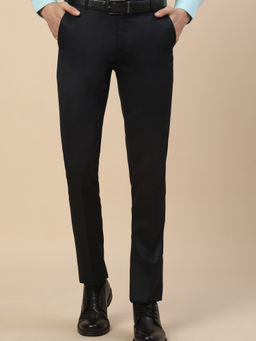 Cantabil - Black Formal Solid Trousers