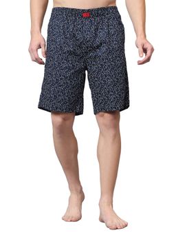 Cantabil - Men Navy Blue Printed Boxer