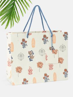 Fabindia - Saatvika Paper Bag - Wide Top