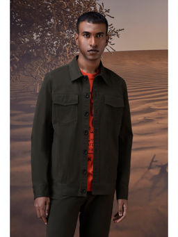 Genes Lecoanet Hemant - Military Green Utility Twill Jacket