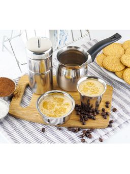 Omega - Stainless Steel Filter Coffee-Decoction Liquid Maker Set