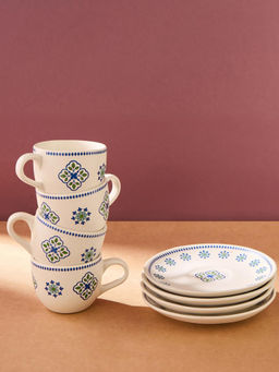 Fabindia - Blue Ceramic Cup N Saucer