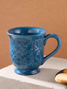 Fabindia - Blue Ceramic Kriti Mug