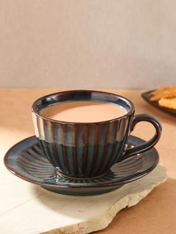 Fabindia - Blue Ceramic Maahi Cup & Saucer