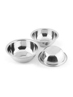 Omega - Harmony Stainless Steel Serving Bowl (Pack of 3)