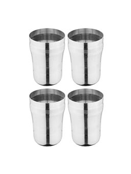 Omega - Stainless Steel Anarkali Glass-Tumbler (Pack of 4)