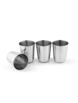 Omega - Stainless Steel Juicy Glass-Tumbler (Pack of 4)