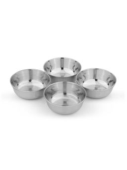 Omega - Stainless Steel Veg Bowl-Katori-Mukta Vati (Pack of 4)
