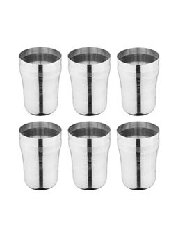 Omega - Stainless Steel Anarkali Glass-Tumbler (Pack of 6)