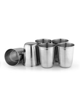 Omega - Stainless Steel Juicy Glass-Tumbler (Pack of 6)