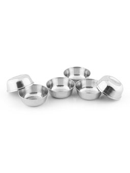 Omega - Stainless Steel Veg Bowl-Katori-Mukta Vati (Pack of 6)
