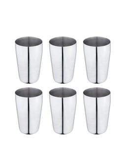 Omega - Stainless Steel Thumps Up Glass-Tumbler (Pack of 6)