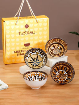 Nestasia - Aoki Ceramic Soup Bowl Brown 350ml (Pack of 4)