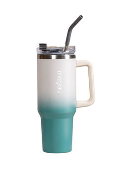 Nestasia - Heat Insulated Steel Water Bottle Teal And Grey 1200ml