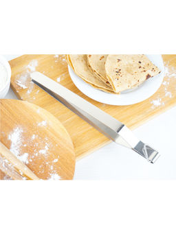 Omega - Stainless Steel Chappati Tong-Chimta - Silver
