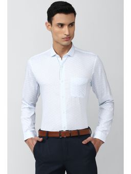 Peter England - Men Blue Slim Fit Formal Shirt