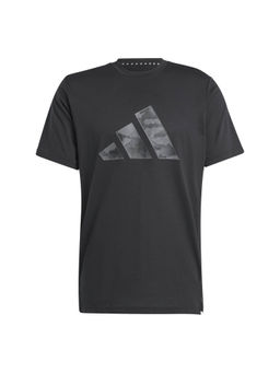 adidas - Camo Big Logo T Men Black Training T-Shirt