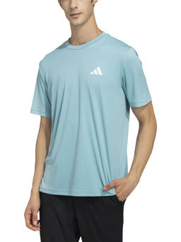 adidas - Solid Poly T Men Green Training T-Shirt