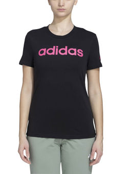 adidas - W Lin T Women Black Training T-Shirt
