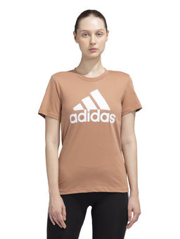 adidas - W Bl T Women Brown Training T-Shirt