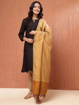 Fabindia - Mustard Silk Blend Dupatta