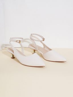 Sherrif Shoes - Women CREAM Sandal Heels