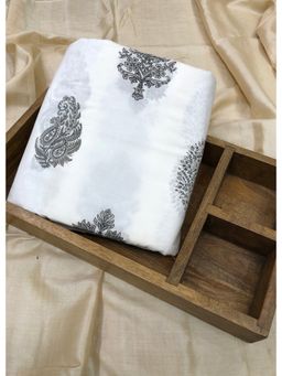 Palash - Women Paisley Hand Block Printed Cotton Unstitched Kurta