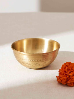 Chumbak - Marigold Brass Bowl