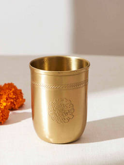 Chumbak - Marigold Brass Tumbler