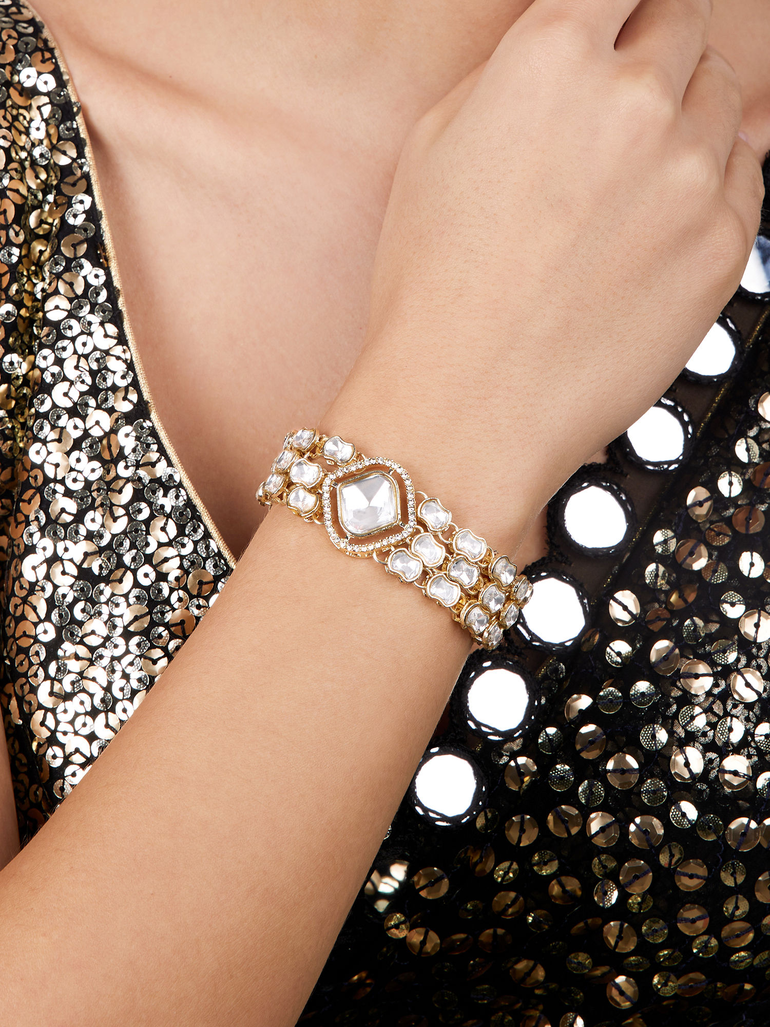 アクセサリー 32cm 12cm Buy Zaveri Pearls Gold Tone Artificial Stones Austrian Diamonds