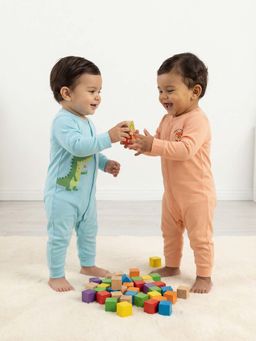 Nautinati - Multi-Color Printed Regular Romper (Pack of 2)