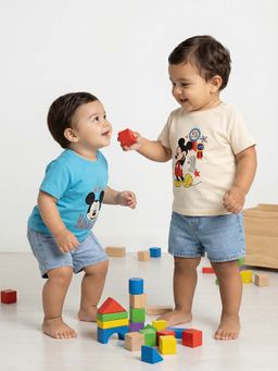 Nautinati - Multi-Color Printed Regular T-Shirts (Pack of 2)