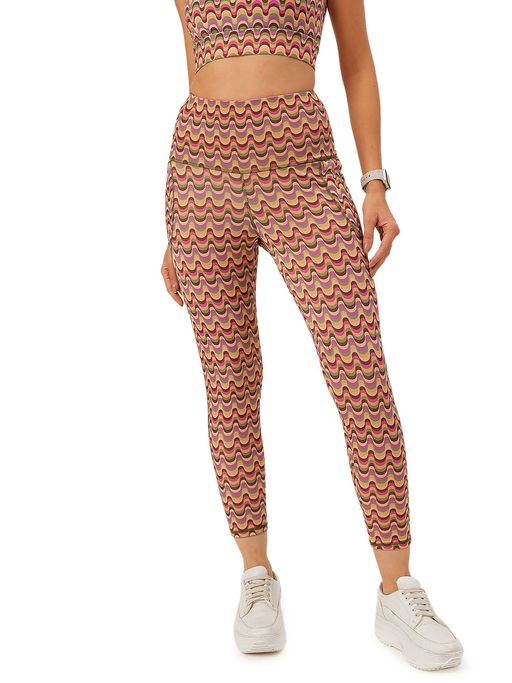 Cukoo Multi-Color Printed Skinny Fit Tights