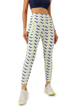 Cukoo - White Printed Skinny Fit Tights