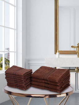 KOPA - Kopa D`Ross 4-Hand 8-Face Towel Brown