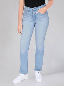 Wrangler - Women Blue Straight Fit Jeans