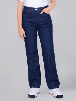 Wrangler - Women Blue Wracher Regular Fit Mid Rise Jeans
