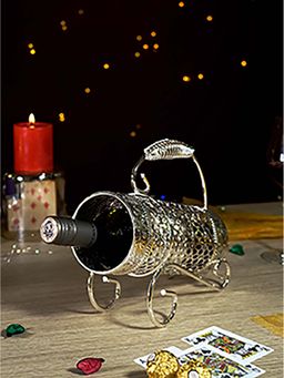 EKAANI - Silver Wine Bottle Holder